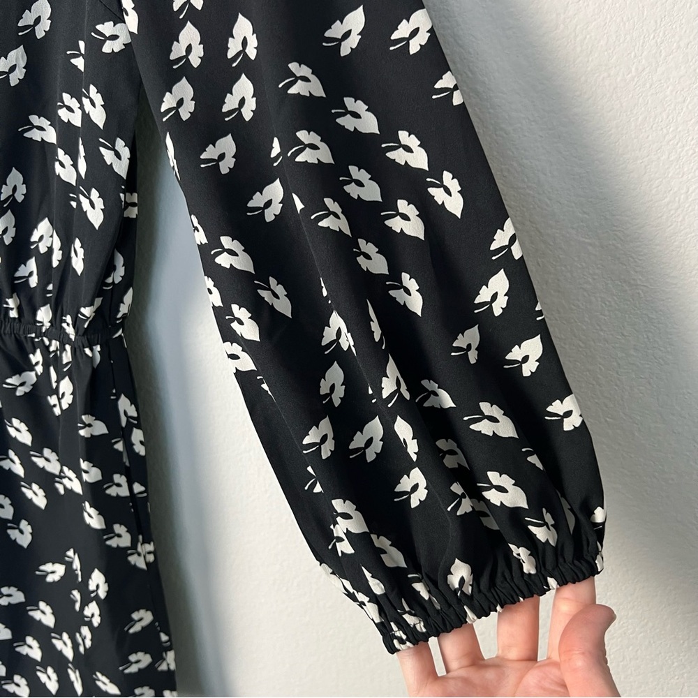 Anthropologie Black and White Patterned Romper - Picture 6 of 14